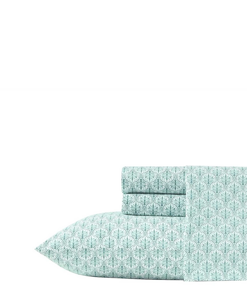 Tommy Bahama Coastal Batik Printed Cotton Sheet Set