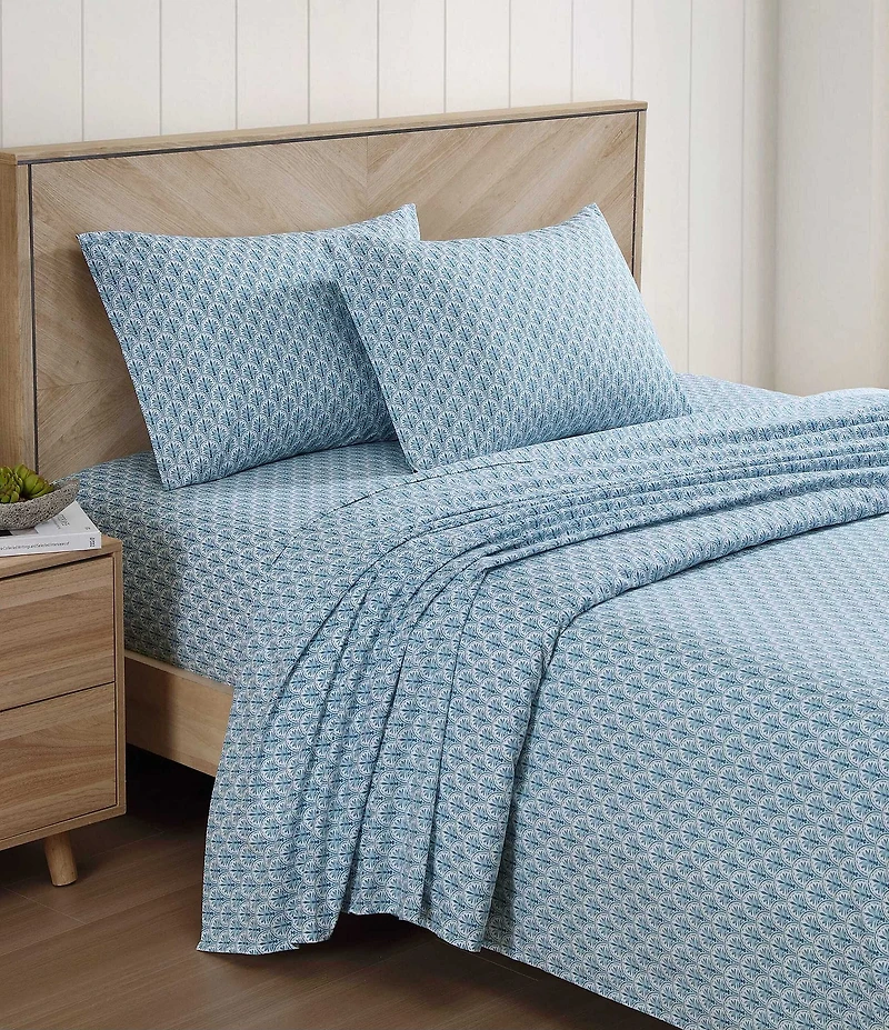 Tommy Bahama Coastal Batik Printed Cotton Sheet Set