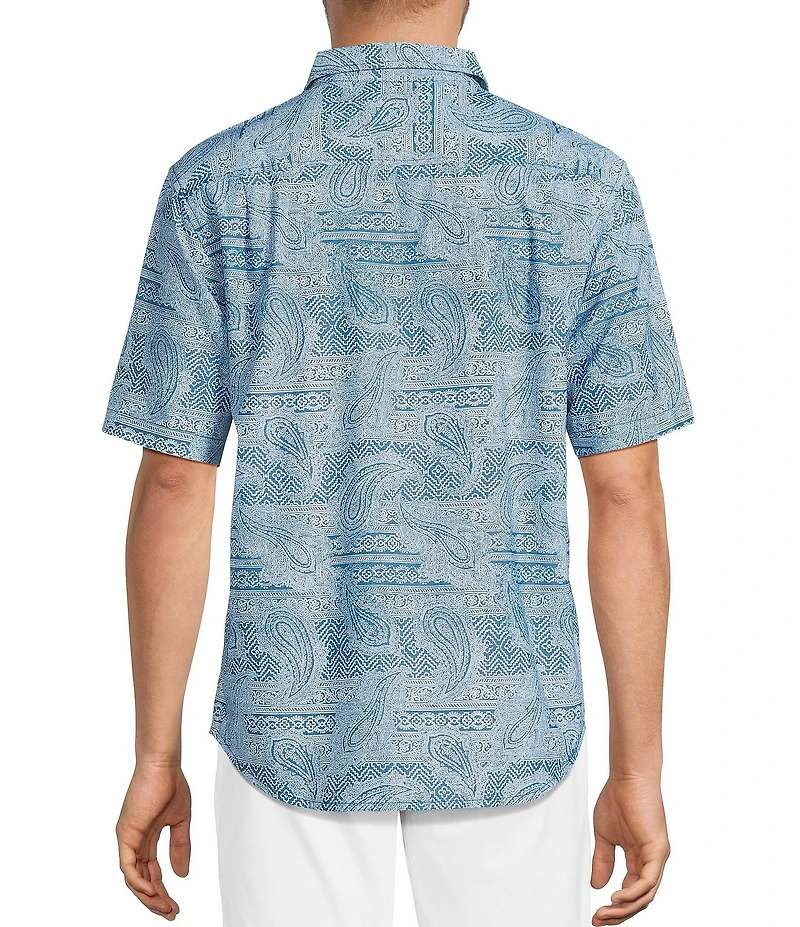 Tommy Bahama Coastal Ease Azul Falls Short Sleeve Woven Shirt