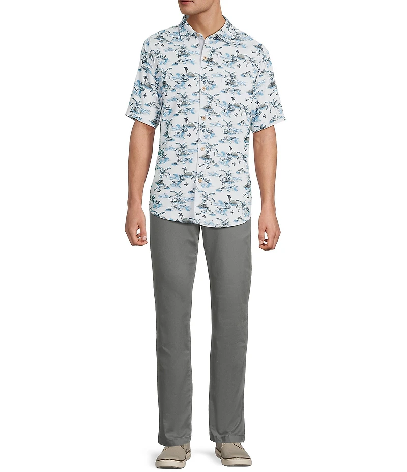Tommy Bahama Coastal Ease Beachfront Paradise Short Sleeve Woven Shirt