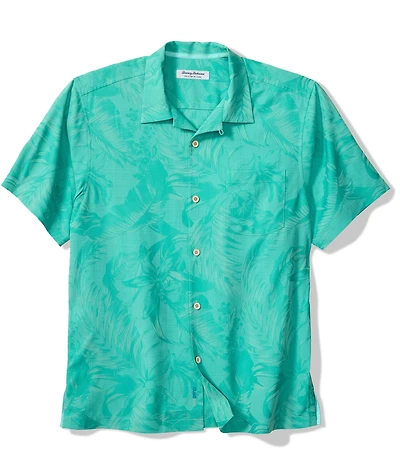 Tommy Bahama Coastal Ease Botanic Loom Short Sleeve Woven Camp Shirt