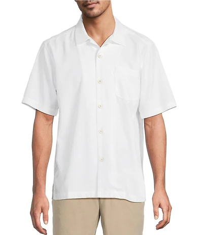 Tommy Bahama Coastal Ease Botanic Loom Short Sleeve Woven Camp Shirt