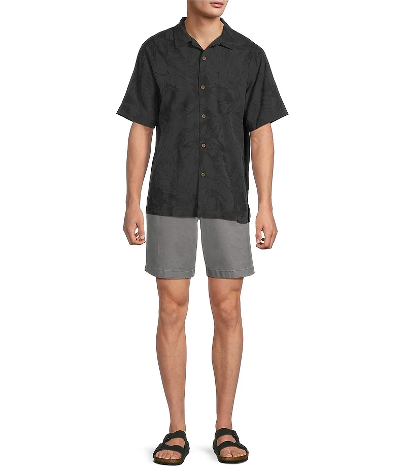 Tommy Bahama Coastal Ease Botanic Loom Short Sleeve Woven Camp Shirt