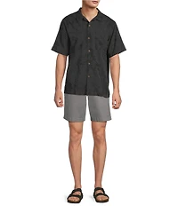 Tommy Bahama Coastal Ease Botanic Loom Short Sleeve Woven Camp Shirt