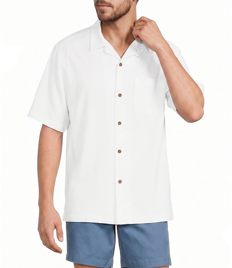 Tommy Bahama Coastal Ease Designated Driver Short Sleeve Woven Camp Shirt