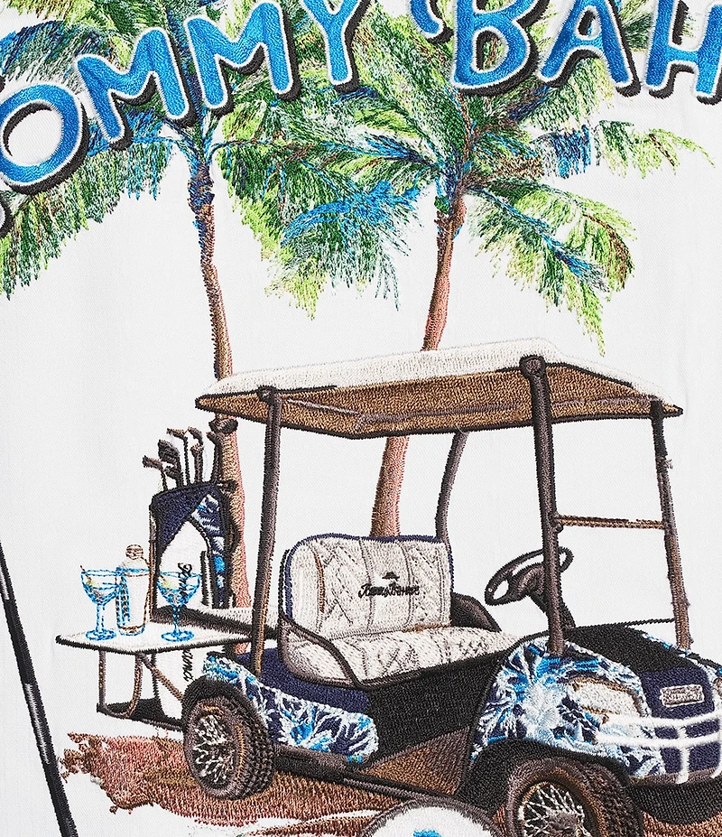 Tommy Bahama Coastal Ease Designated Driver Short Sleeve Woven Camp Shirt