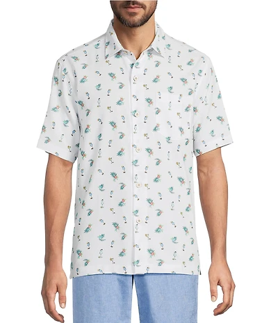 Tommy Bahama Coastal Ease Fiesta Fizz Short Sleeve Woven Shirt
