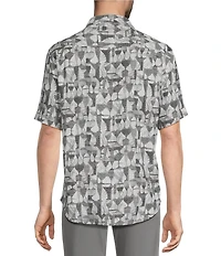 Tommy Bahama Coastal Ease Fizz and Fronds Short Sleeve Woven Shirt