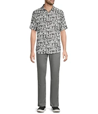 Tommy Bahama Coastal Ease Fizz and Fronds Short Sleeve Woven Shirt