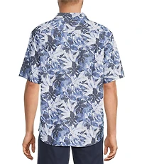 Tommy Bahama Coastal Ease Frond Drift Tropical Short Sleeve Woven Camp Shirt