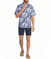 Tommy Bahama Coastal Ease Frond Drift Tropical Short Sleeve Woven Camp Shirt