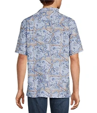 Tommy Bahama Coastal Ease Isle Explorer Short Sleeve Woven Camp Shirt