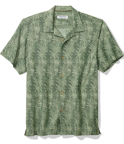 Tommy Bahama Coastal Ease Palm Court Short Sleeve Woven Camp Shirt