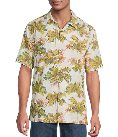 Tommy Bahama Coastal Ease Palm Voyage Short Sleeve Woven Camp Shirt