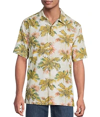 Tommy Bahama Coastal Ease Palm Voyage Short Sleeve Woven Camp Shirt