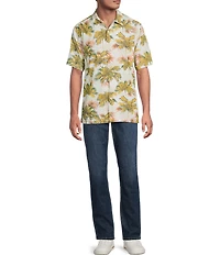 Tommy Bahama Coastal Ease Palm Voyage Short Sleeve Woven Camp Shirt