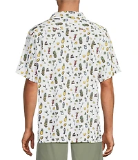 Tommy Bahama Coastal Ease Shake And Sip Short Sleeve Woven Camp Shirt