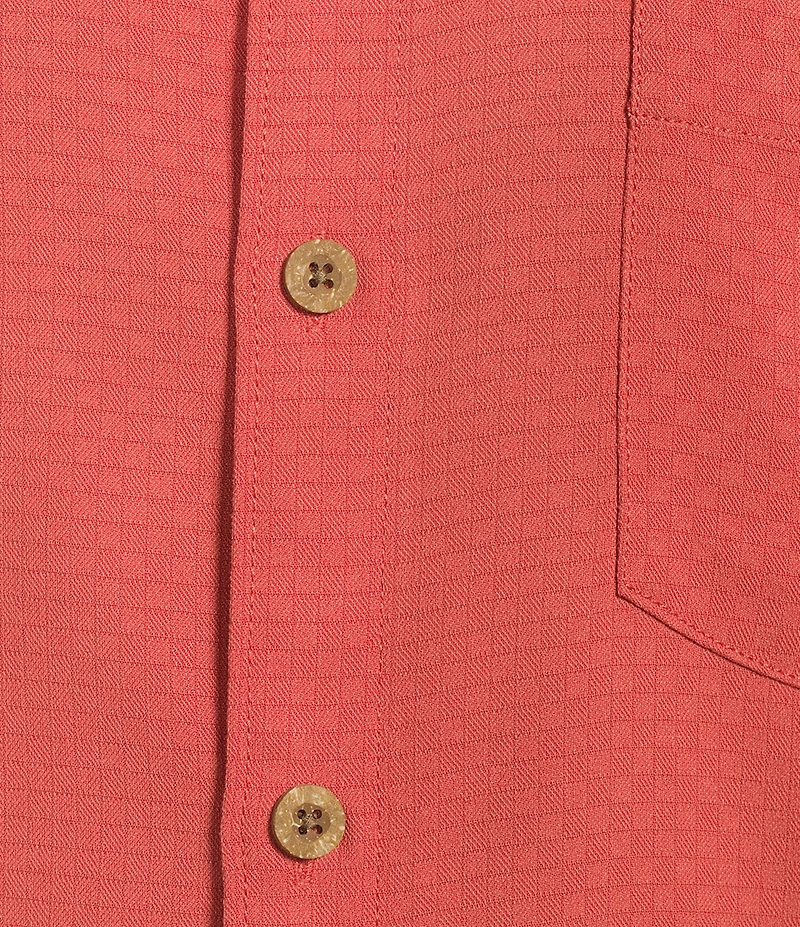 Tommy Bahama Coastal Ease Shoreline Check Short Sleeve Woven Camp Shirt