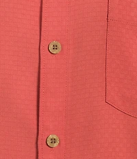 Tommy Bahama Coastal Ease Shoreline Check Short Sleeve Woven Camp Shirt