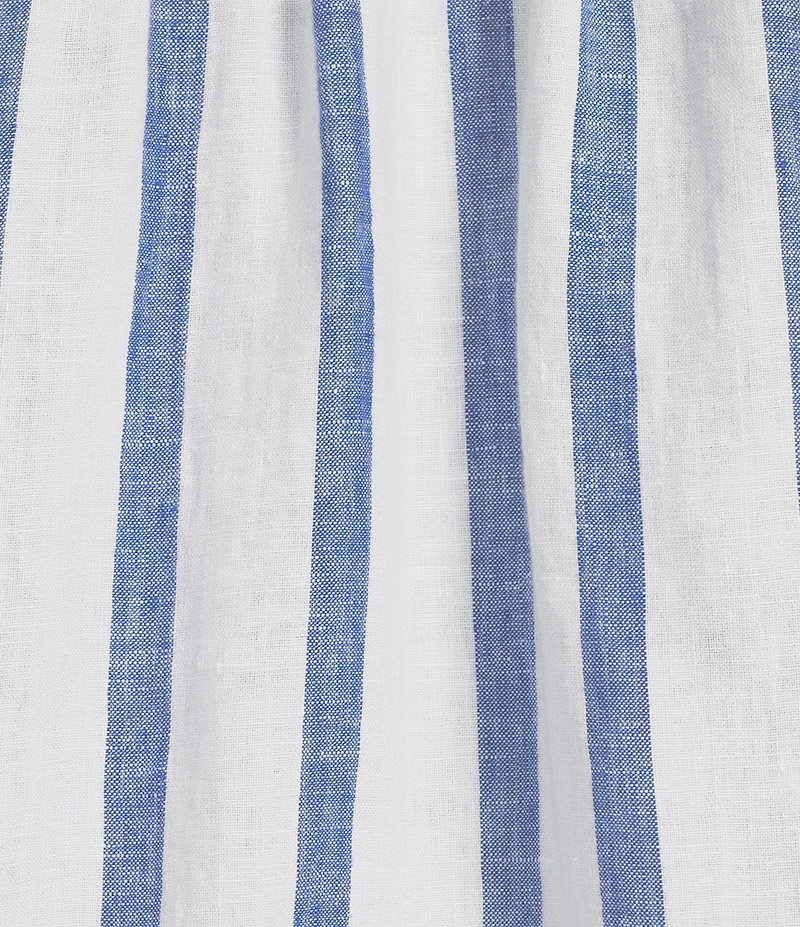 Tommy Bahama Coastalina Linen Long Sleeve Coordinating Tie Front Top