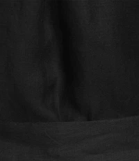 Tommy Bahama Coastalina Solid Cross Dyed Linen Plain Weave Point Collared Popover Midi Dress
