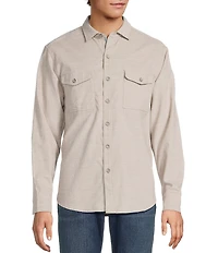 Tommy Bahama Coastline Cord Heather Bay Long Sleeve Woven Shirt