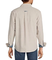 Tommy Bahama Coastline Cord Heather Bay Long Sleeve Woven Shirt