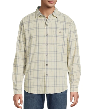Tommy Bahama Coastline Cord Indio Plaid Long Sleeve Woven Shirt