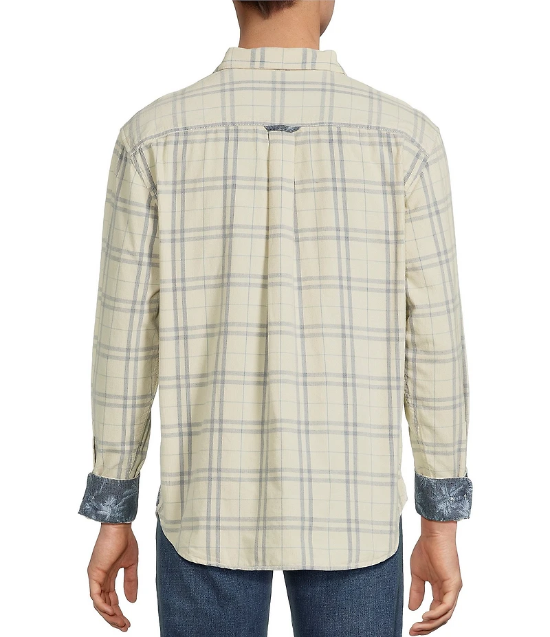 Tommy Bahama Coastline Cord Indio Plaid Long Sleeve Woven Shirt