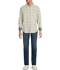 Tommy Bahama Coastline Cord Indio Plaid Long Sleeve Woven Shirt