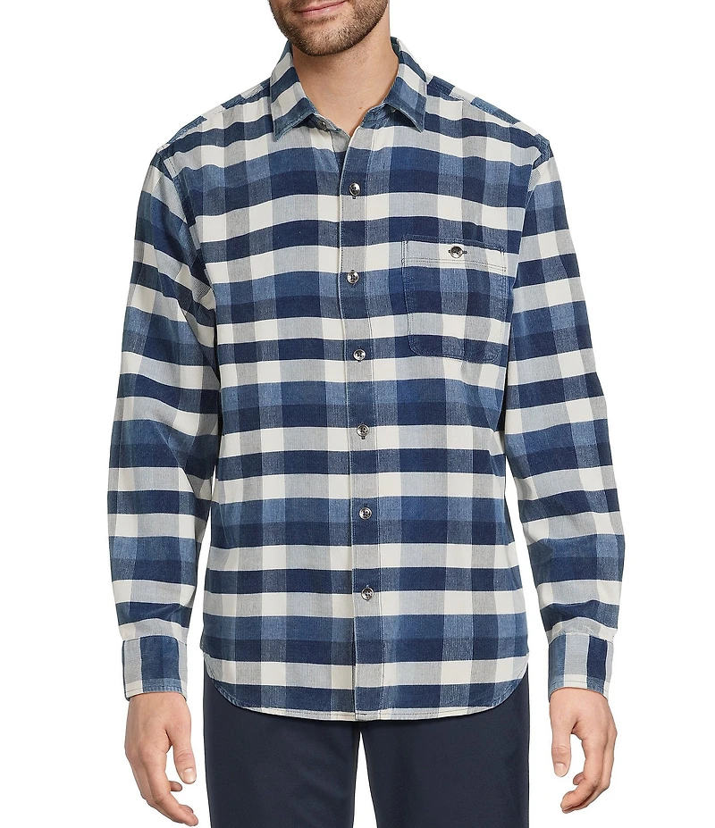 Tommy Bahama Coastline Cord Mojave Blues Long Sleeve Woven Shirt