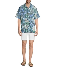 Tommy Bahama Coconut Point Frond Fiesta Short Sleeve Woven Shirt