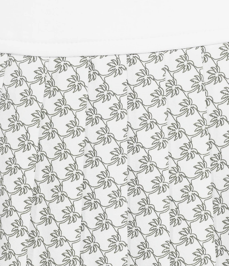 Tommy Bahama Coordinating Alicia Puerto Palms Pleated Mini Skort