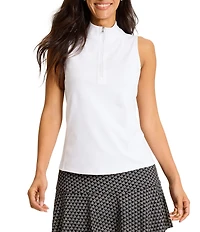 Tommy Bahama Coordinating IslandZone® Aubrey Quarter Zip Sleeveless Top