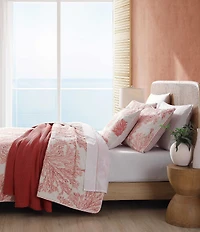 Tommy Bahama Coral Garden Cotton Reversible Quilt Mini Set