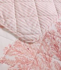 Tommy Bahama Coral Garden Cotton Reversible Quilt Mini Set