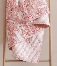 Tommy Bahama Coral Garden Cotton Reversible Quilt Mini Set