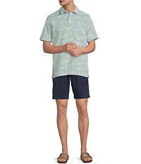 Tommy Bahama Costa Wave Del Marlin Camp Short Sleeve Woven Shirt