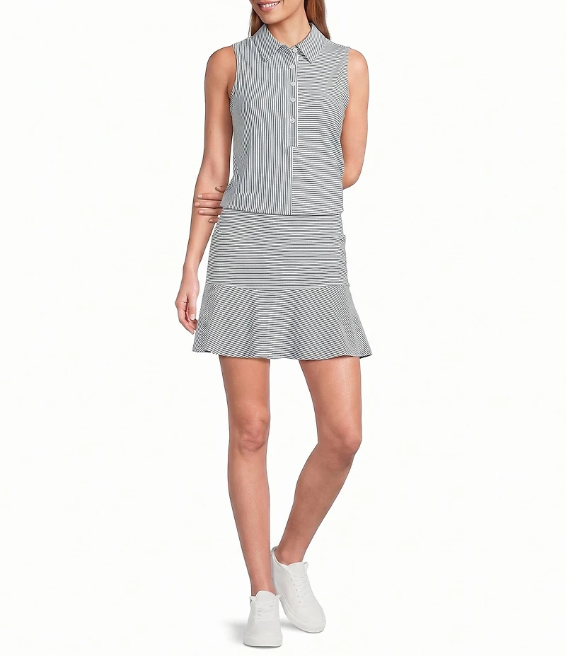 Tommy Bahama Costa Wave Flounce IslandZone® Seersucker Skort