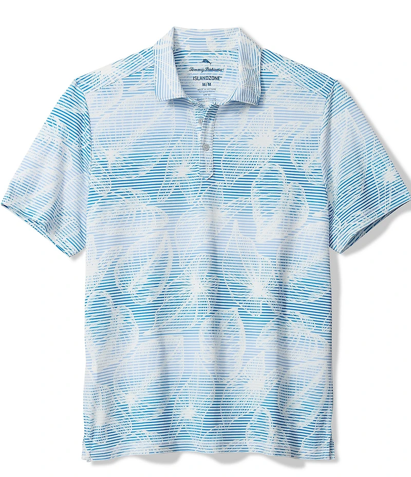 Tommy Bahama Costa Wave Island Fade Short Sleeve Polo Shirt