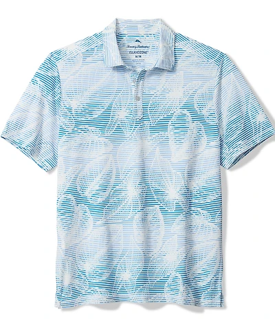 Tommy Bahama Costa Wave Island Fade Short Sleeve Polo Shirt
