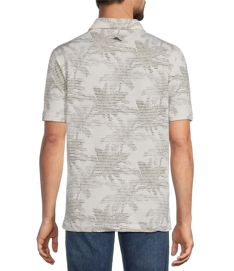 Tommy Bahama Costa Wave Palm Rays Camp Short Sleeve Woven Shirt