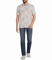 Tommy Bahama Costa Wave Palm Rays Camp Short Sleeve Woven Shirt