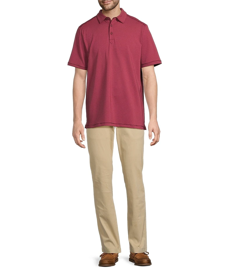 Tommy Bahama Costa Wave Performance Stretch Short Sleeve Polo Shirt
