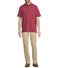 Tommy Bahama Costa Wave Performance Stretch Short Sleeve Polo Shirt