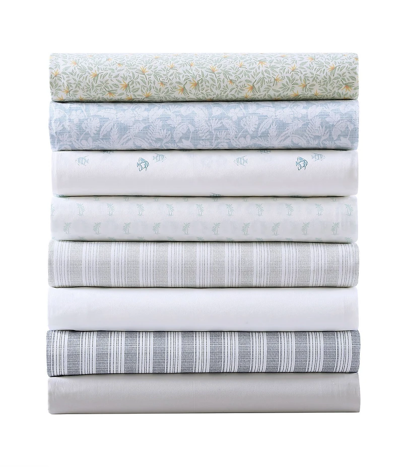 Tommy Bahama Crane Flower Cool Zone Cotton Percale Sheet Set