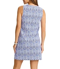 Tommy Bahama Darcy Noble Pineapple Scoop Neck Sleeveless Shift Dress