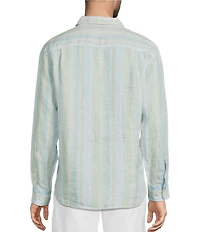 Tommy Bahama Delgada Stripe Long Sleeve Woven Shirt