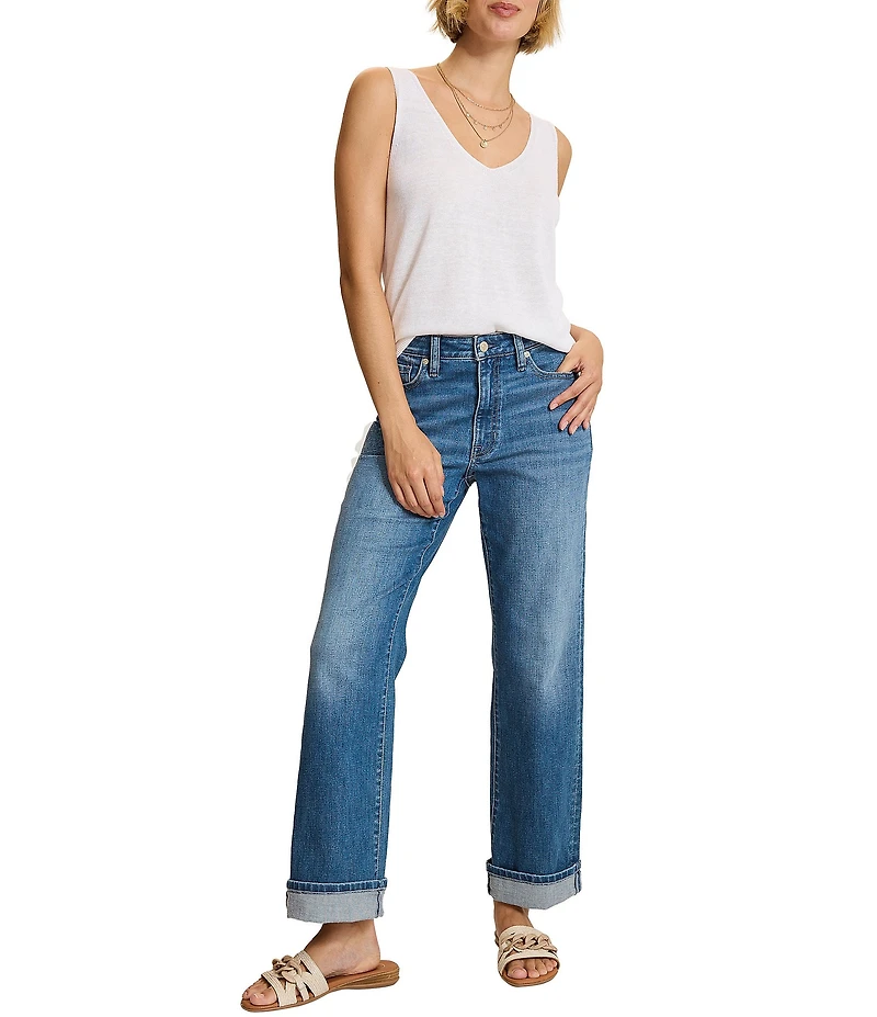 Tommy Bahama Denim Mid Rise Relaxed Straight Leg Jeans