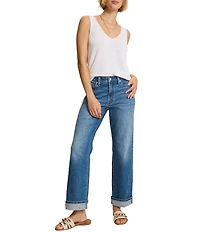 Tommy Bahama Denim Mid Rise Relaxed Straight Leg Jeans